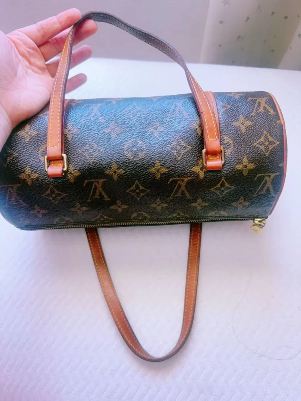 Louis Vuitton Monogram Papillon 26 Shoulder Bag -‎ Brown Monogram